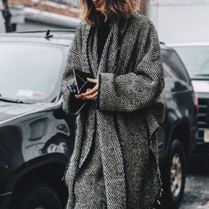 Jacquard Robe Coat